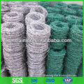 Galvanized/PVC Coated Barbed Wire Factory